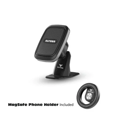 Eltoro magnetic dashboard mount + magsafe phone holder - black